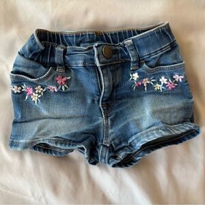 Gap Floral Embroidery Denim Shorts